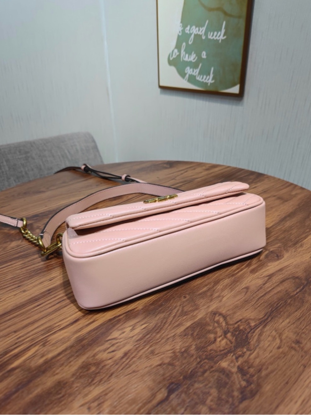 Tory Burch Pink Quilted Shoulder Bag - Picture 2 of 8